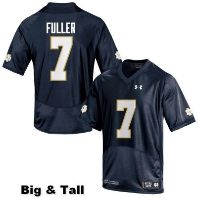 Notre Dame Fighting Irish Men's Will Fuller #7 Navy Blue Under Armour Authentic Stitched Big & Tall College NCAA Football Jersey PLJ3699ME